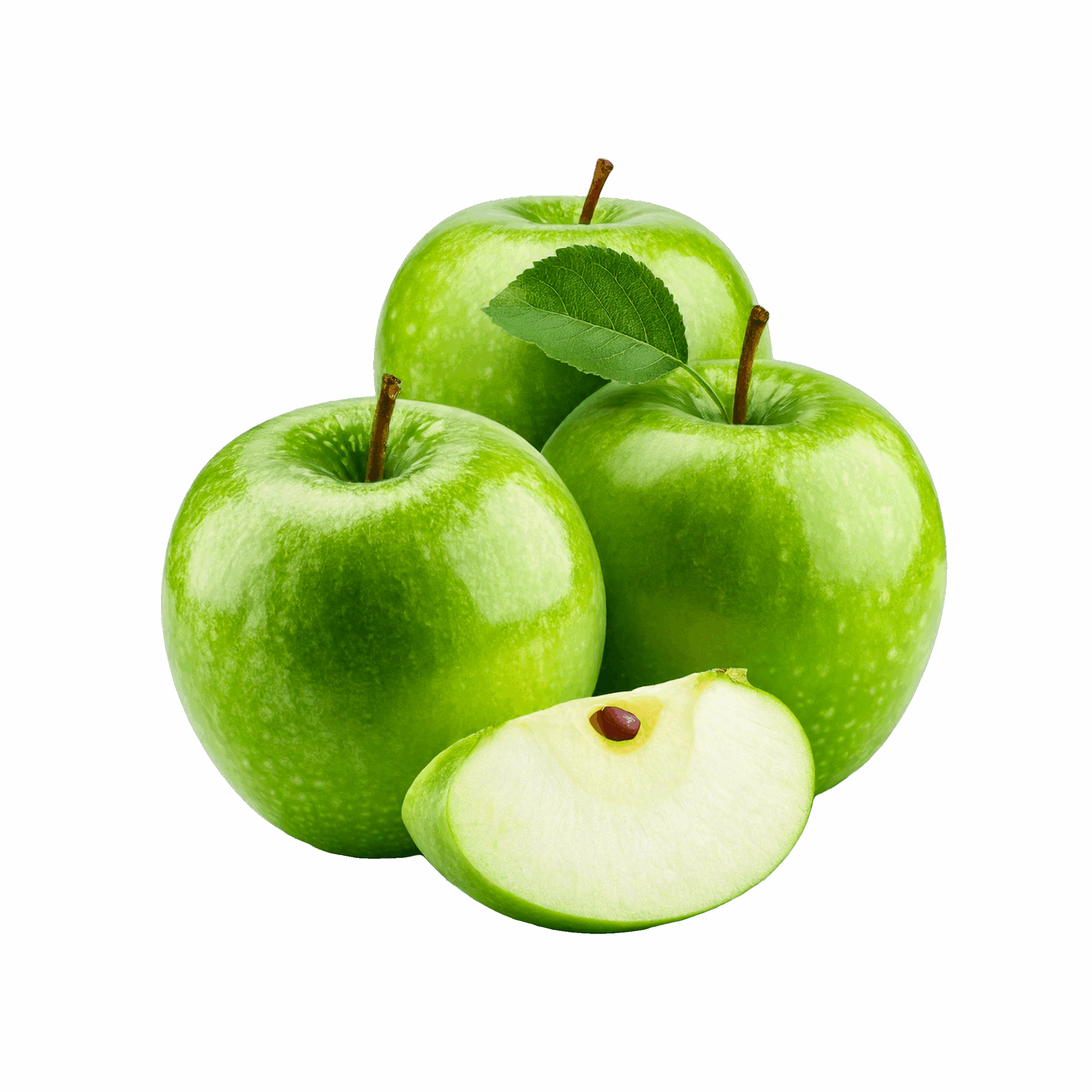 3 appels met een appelpartje